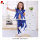 Salwar royal blue girls casual cotton outfits clothing sets